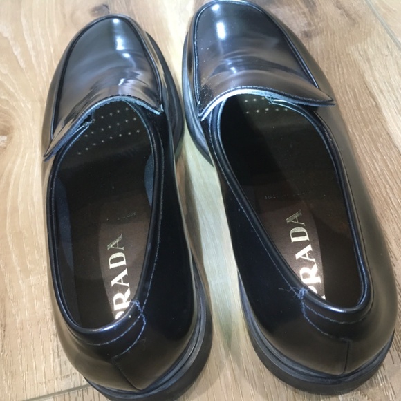 Prada brushed leather loafer s - Picture 9 of 10